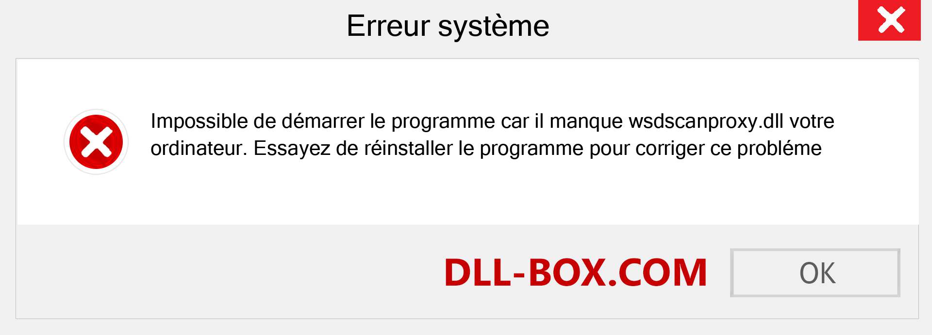 Le fichier wsdscanproxy.dll est manquant ?. Télécharger pour Windows 7, 8, 10 - Correction de l'erreur manquante wsdscanproxy dll sur Windows, photos, images